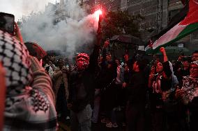 Unauthorised Pro-Palestinian Rally - Paris