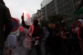 Unauthorised Pro-Palestinian Rally - Paris