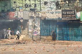 Clashes In Dhaka, Bangladesh