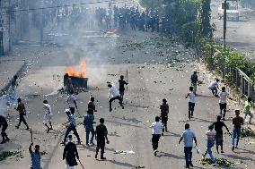 Clash Between BNP And Police In Dhaka