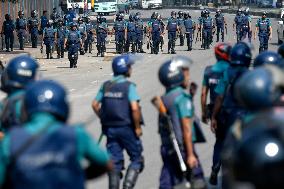 Clash Between BNP And Police In Dhaka