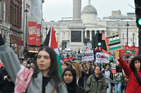 Palestinian Solidarity March. London