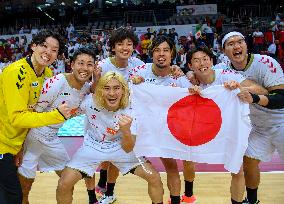 Bahrain v Japan -Asian Men's Handball Qualification: 2024 Olympic Games