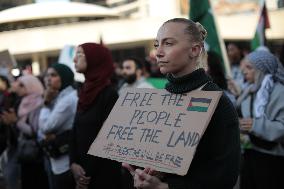 Pro Palestine Rally In Canada