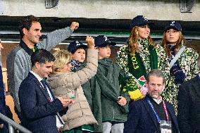 RWC - Roger Federer At New Zealand v South Africa Final