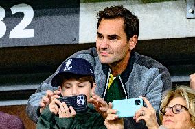 RWC - Roger Federer At New Zealand v South Africa Final