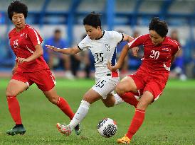 (SP)CHINA-XIAMEN-FOOTBALL-OLYMPIC GAMES ASIAN QUALIFIERS-KOR VS PRK(CN)