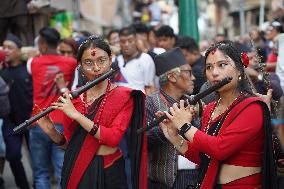 NEPAL-KATHMANDU-HADIGAUN FESTIVAL