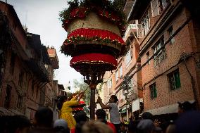 NEPAL-KATHMANDU-HADIGAUN FESTIVAL