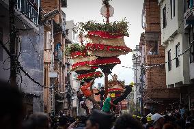 NEPAL-KATHMANDU-HADIGAUN FESTIVAL