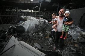 Destruction in Nuseirat Camp After Israeli Strikes Amid Ongoing Conflict