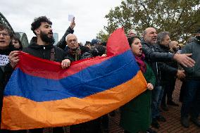 Protest Over The Memorial For The Armenian Genocide In Cologne