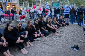 Act In Memory Of The Victims Of Israel In Barcelona.