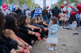 Act In Memory Of The Victims Of Israel In Barcelona.