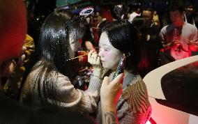 Tourists Attend A Halloween Parade in Shanghai