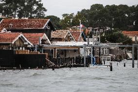 Cap Ferret Hit By Vague Submerison Phenomenon And Heavy Rain