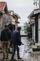 Cap Ferret Hit By Vague Submerison Phenomenon And Heavy Rain