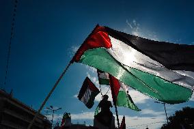 Solidarity March For Palestine In Athens, Greece