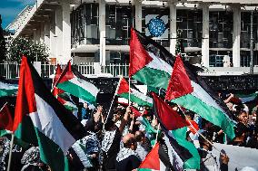 Solidarity March For Palestine In Athens, Greece