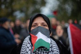 Protest In Solidarity With Palestine - Berlin