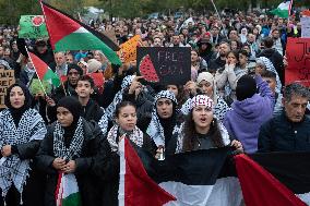 Protest In Solidarity With Palestine - Berlin