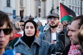 Pro Palestine Rally In Warsaw, Poland