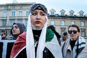 Pro Palestine Rally In Warsaw, Poland