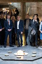 Prince Frederik Of Denmark Visit To The Shoah Memorial - Paris