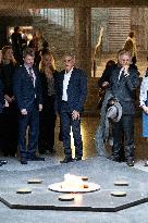 Prince Frederik Of Denmark Visit To The Shoah Memorial - Paris