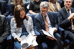 Prince Frederik Of Denmark Visit To The Shoah Memorial - Paris