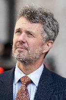 Prince Frederik Of Denmark Visit To The Shoah Memorial - Paris