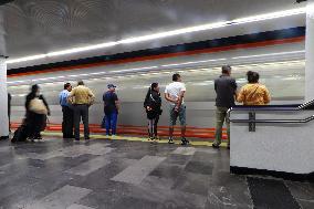 Reopening Of Metro Line 1 Pantitlán - Isabel La Católica Section