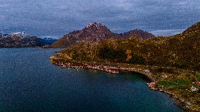 Lofoten, Norway - Drone View