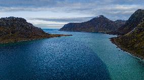 Lofoten, Norway - Drone View