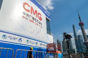 The Sixth CIIE CMG Live Broadcast Studio