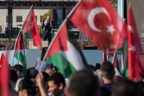 TÜRKIYE-ISTANBUL-PRO-PALESTINIAN RALLY