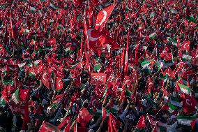 TÜRKIYE-ISTANBUL-PRO-PALESTINIAN RALLY