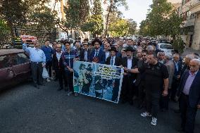 Iranian Jews Gathered To Protest In Support Of Palestine
