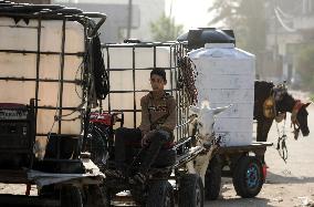 MIDEAST-GAZA-NECESSITIES SUPPLY-SHORTAGE