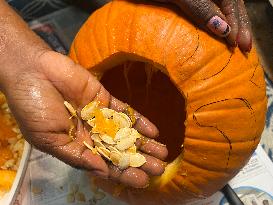 Halloween Pumpkin Carving In Toronto