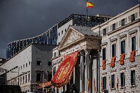 Preparation For Princess Leonor's Solemn Swearing-In Ceremony - Madrid