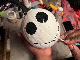 Painting And Decorating Pumpkins For Halloween In Toronto