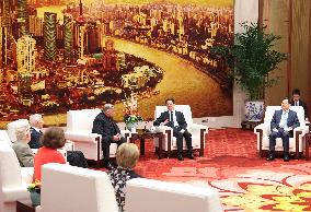 CHINA-BEIJING-HAN ZHENG-DELEGATION OF FLYING TIGERS VETERANS-MEETING (CN)