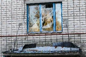 Consequences of Russian rocket attack on Dnipro district