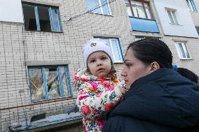 Consequences of Russian rocket attack on Dnipro district