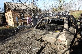 Consequences of Russian rocket attack on Dnipro district