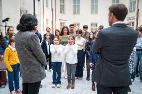 President Macron Inaugurates International French Language Centre