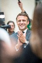 President Macron Inaugurates International French Language Centre