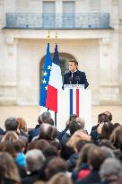 President Macron Inaugurates International French Language Centre