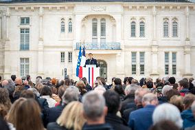 President Macron Inaugurates International French Language Centre